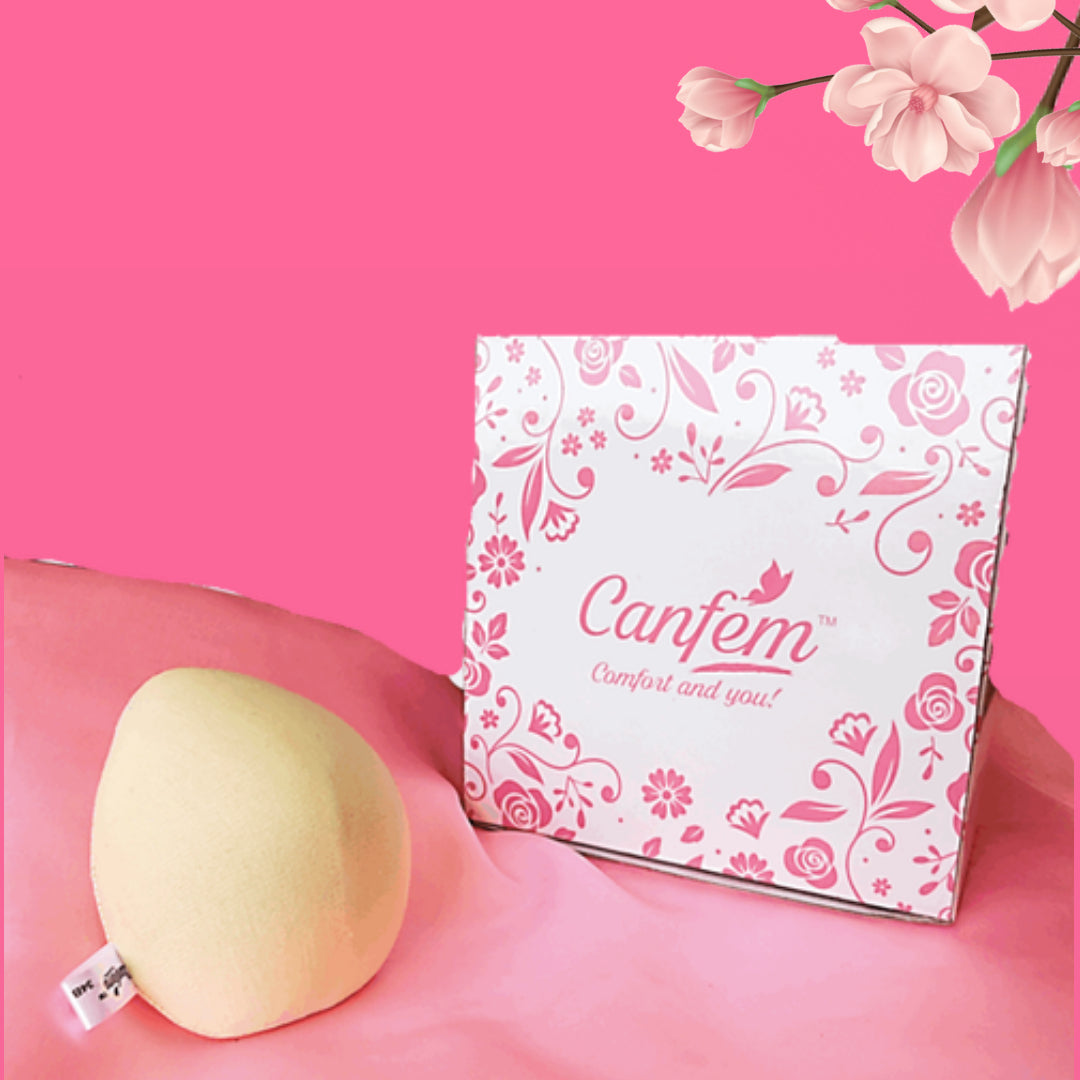 Canfem Drop Shaped Medium Weight Fabric Breast Prosthesis