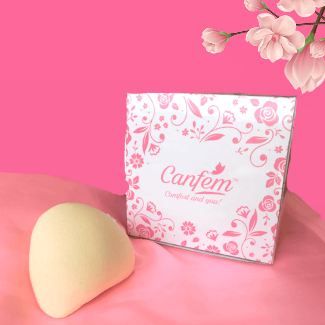 Canfem Triangle Shaped Medium Weight Fabric Breast Prosthesis