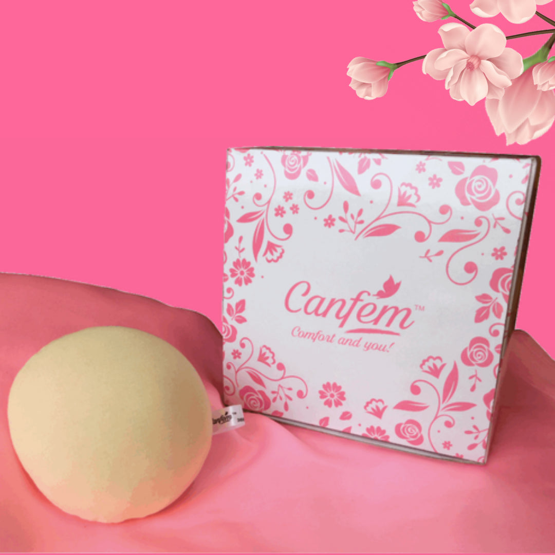 Canfem Round Shaped Medium Weight Fabric Breast Prosthesis