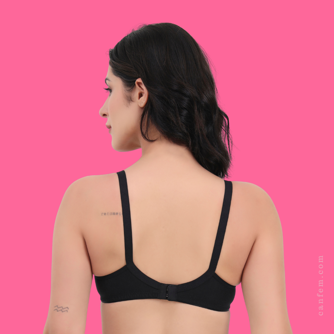 Canfem Black Basic Cancer Bra