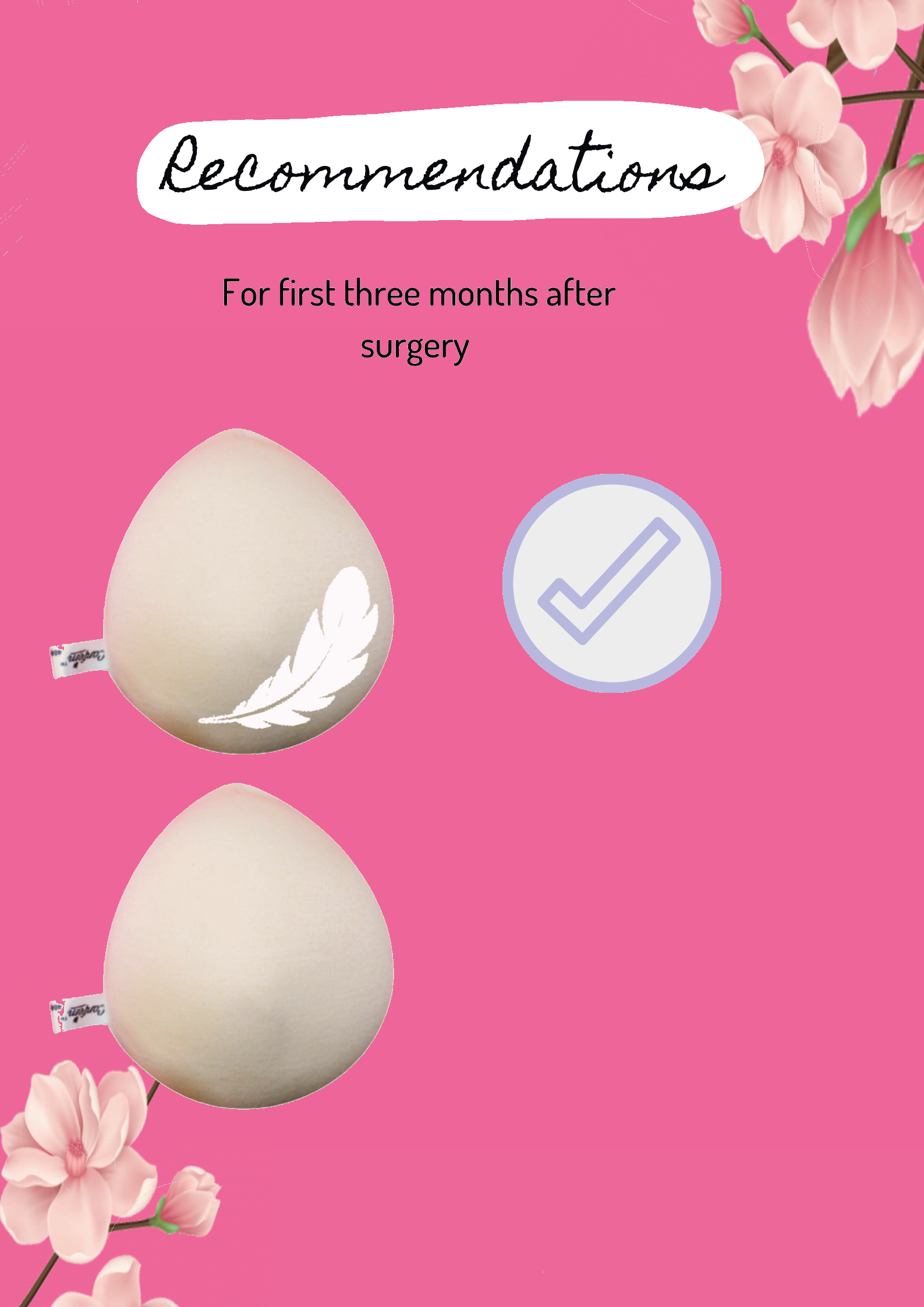 Canfem Drop Shaped Light Weight Fabric Breast Prosthesis