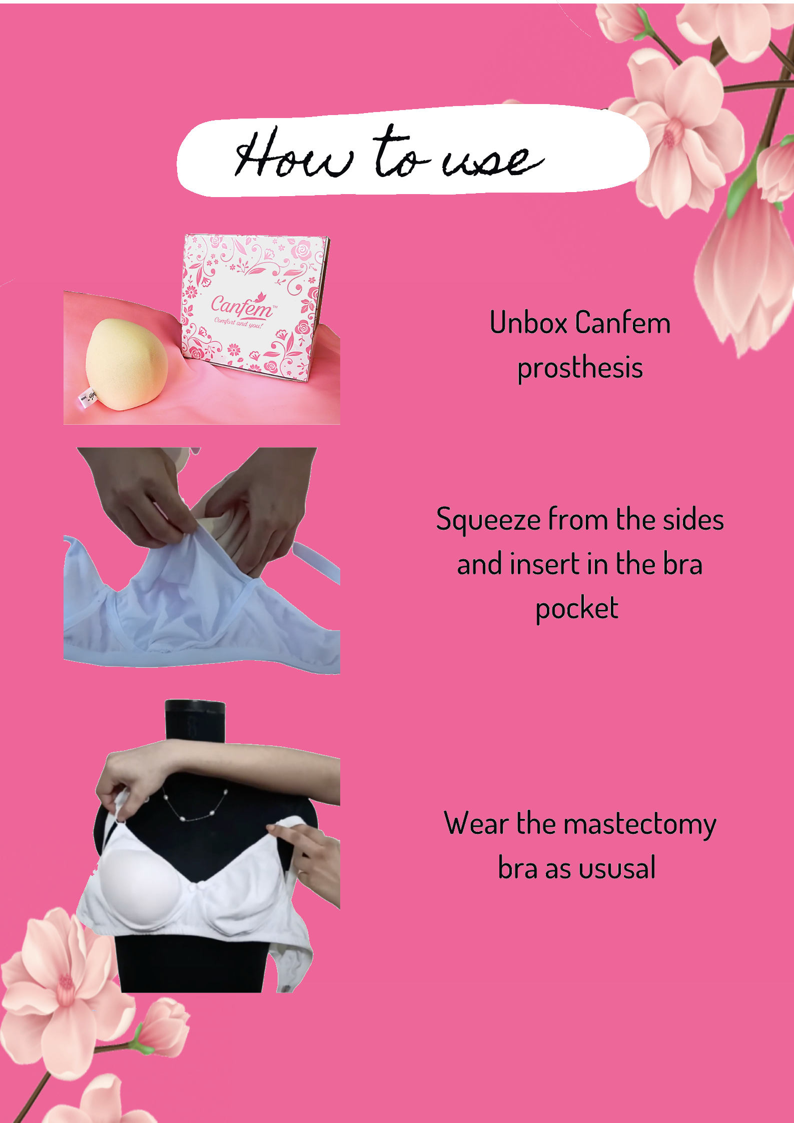 Canfem Drop Shaped Light Weight Fabric Breast Prosthesis
